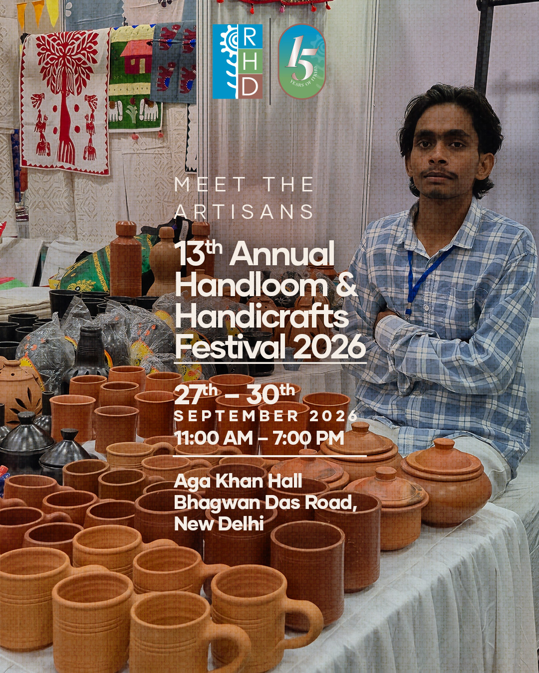 The 13th Annual Handloom & Handicrafts Festival, built from zero. — 4
