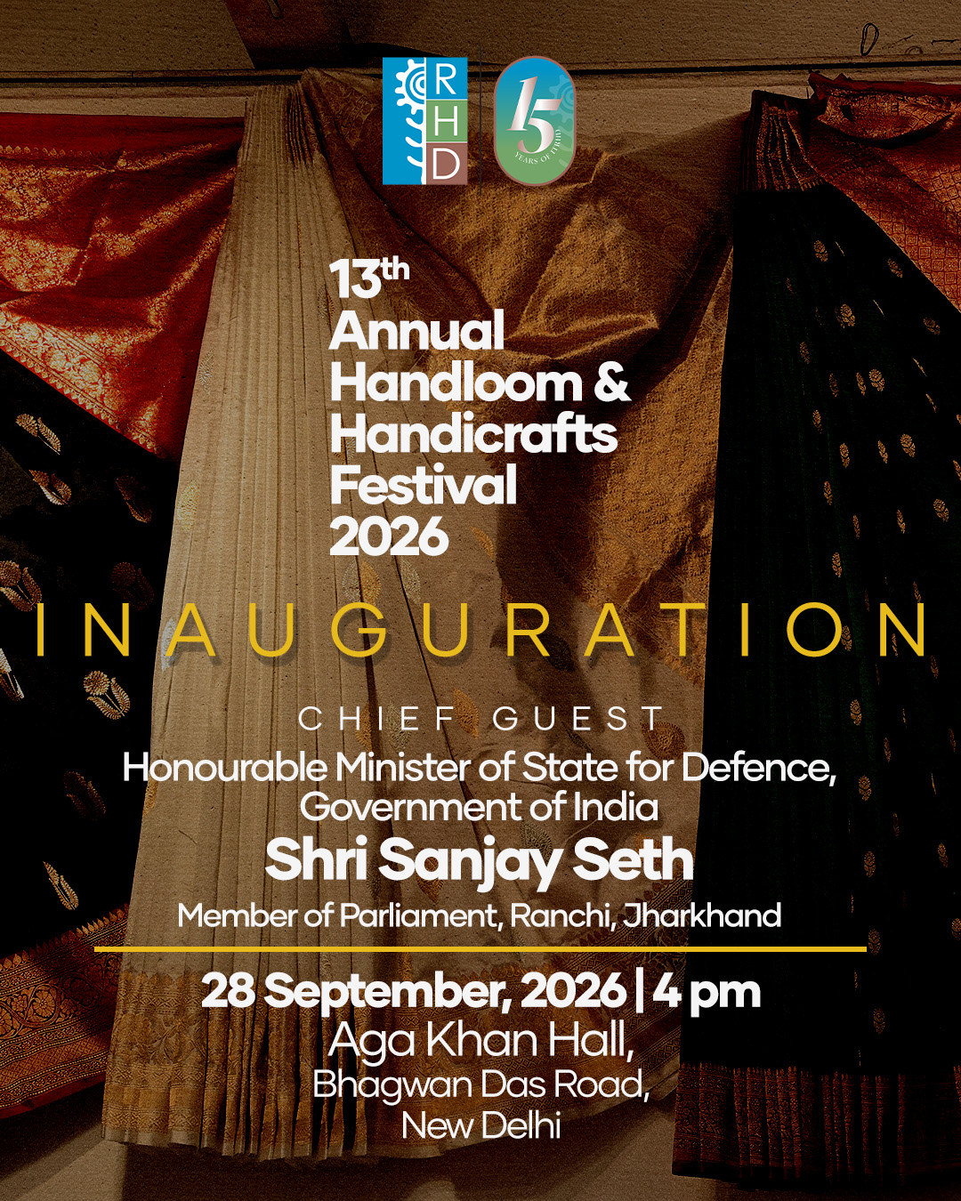 The 13th Annual Handloom & Handicrafts Festival, built from zero. — 10